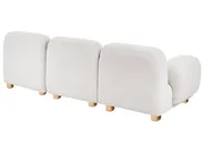 Modulsofa 3-Sitzer AMLI Bouclé Cremeweiß_1070071