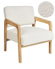 Sessel HJO Bouclé Cremeweiß_927702