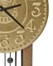 Wanduhr NOBELIUM 36 cm Metall Gold_935702
