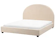 Wasserbett Bouclé VAUCLUSE 140 x 200 cm Beige_976120