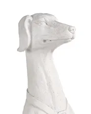 Garden Statue CHART Dog White_1150380