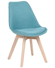 Set of 2 Dining Chairs DAKOTA II Fabric Light Blue_1176806