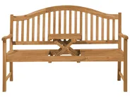 Garden Bench HILO 150 cm Acacia Wood Brown_457714