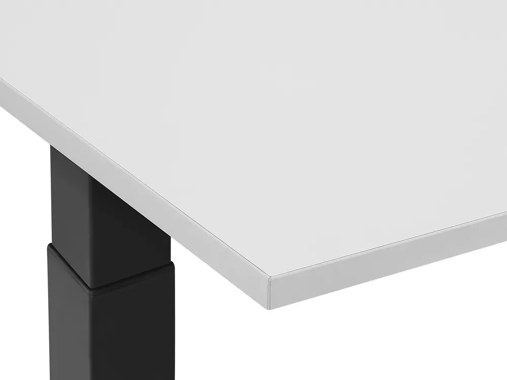 Schreibtisch elektrisch höhenverstellbar DESTIN II 130 cm 72 cm Grau / Schwarz_786820