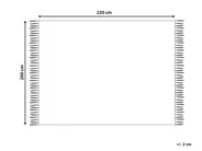 Tagesdecke BERE Baumwolle 200 x 220 cm Taupe_918072