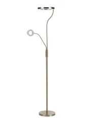 LED Floor Lamp AFTON Metal Brass_1145497