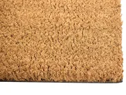 Fußmatte CALIBATO Naturfarben 60 x 90 cm Schriftzug Kokosfasern_1013157