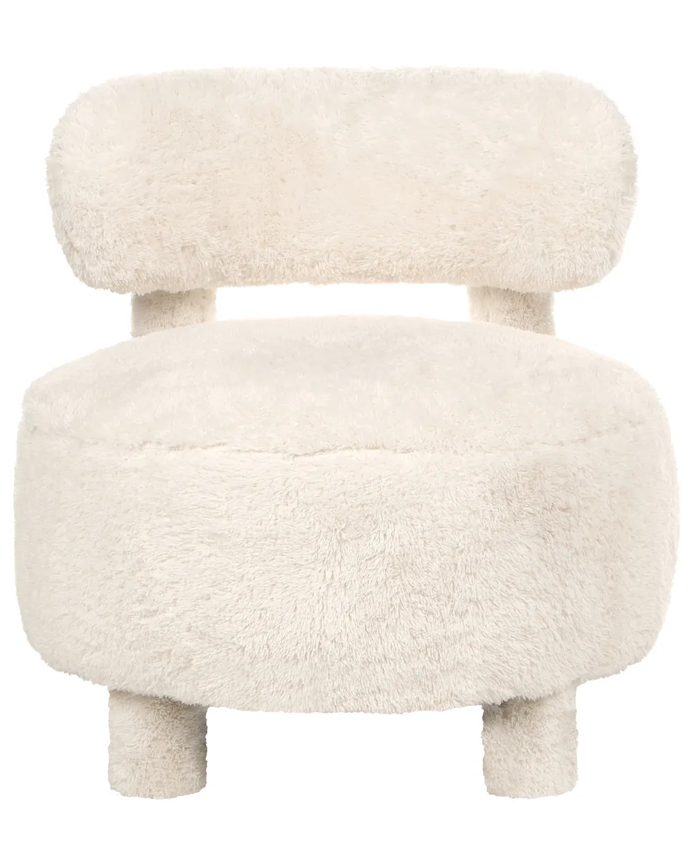 Armchair HAMINA Faux Fur Light Beige_1072172