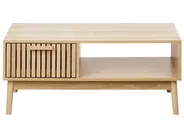 Coffee Table LYNWOOD with Storage Light Brown_945775