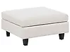 Ottomane UNSTAD Stoff Hellbeige