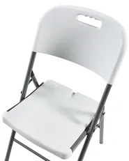 Set of 2 Garden Chairs CUGNOLI Folding White_993278