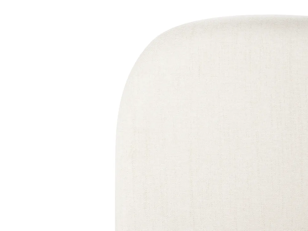 Ottoman Bed BLAGNAC Fabric Off-White 180 x 200 cm (EU Super King)_1073186