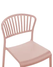 Gartenstuhl 4er Set GELA Pastellrosa_825393