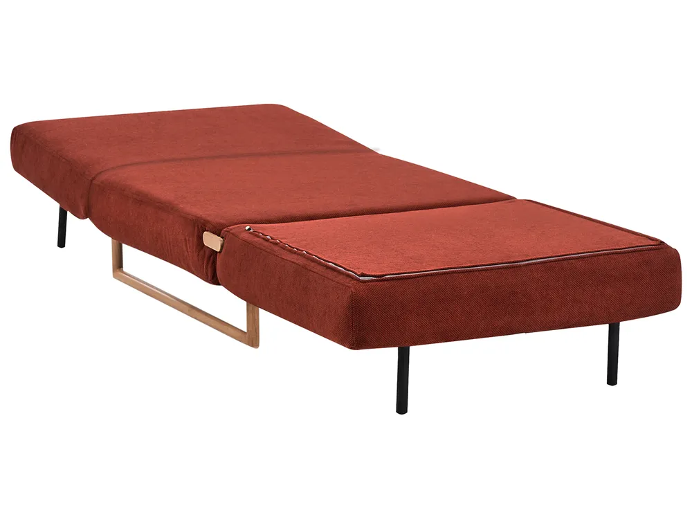 1-Sitzer Schlafsofa JERSLEV Stoff Rot_1009939