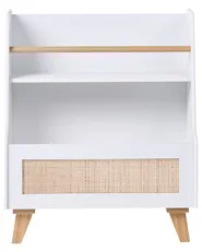 Bücherregal mit 2 Ebenen JACKIT 72 cm Weiß_1033253