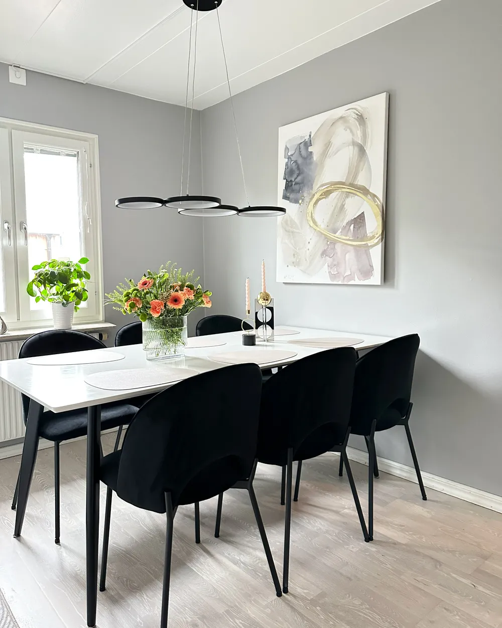 LED Pendant Lamp PIBOR Metal Black_982366