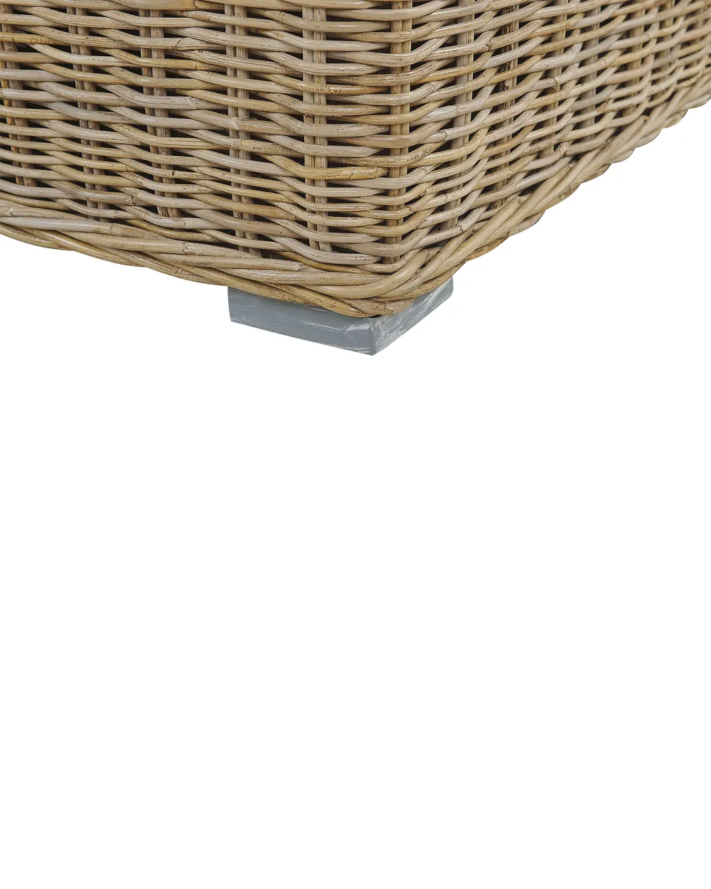 Gartensessel 2er Set ARDEA Rattan Hellbraun_785379