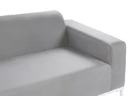 Lounge Set mit Tisch 5-Sitzer ROVIGO Hellgrau_863120