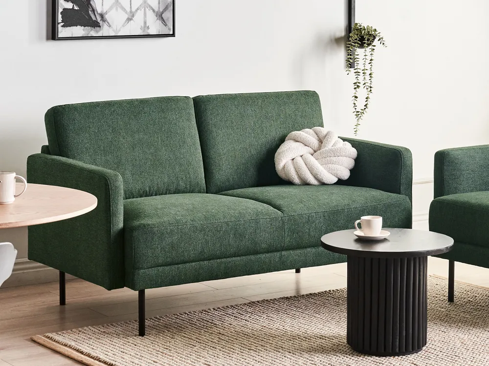 Sofa 2-Sitzer BREDA Stoff Grün