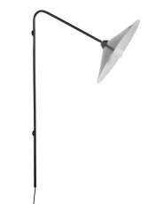 Wandlampe NENTON Metall Schwarz_1036561