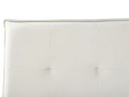 Bed Faux Linen LESTRE 160 x 200 cm (EU King Size) Off-White_959967