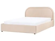 Ottoman Bed QUILLIEN Boucle Beige 140 x 200 cm (EU Double)_989879