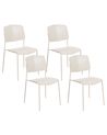 Esszimmerstuhl 4er Set ASTORIA Beige