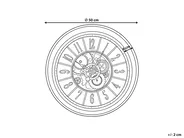 Wanduhr CAUDETE 50 cm Gold_1032646