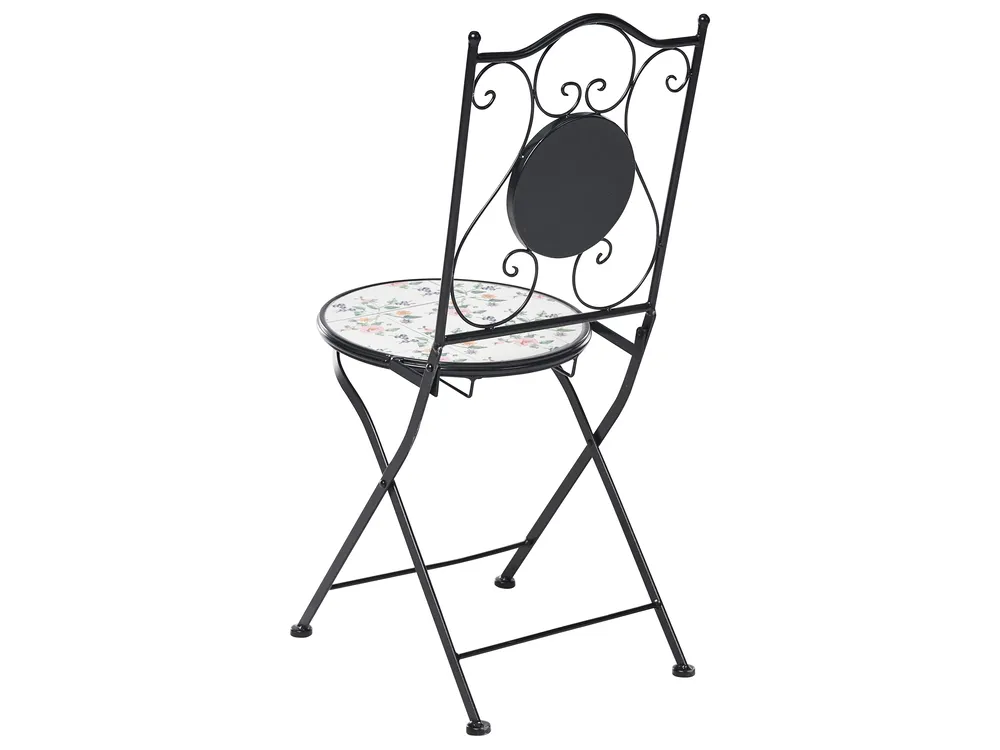 Bistro Set COLLIO Metall Schwarz_1066084
