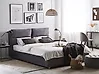 Bett mit Stauraum BATILLY Samtstoff Grau 180 x 200 cm