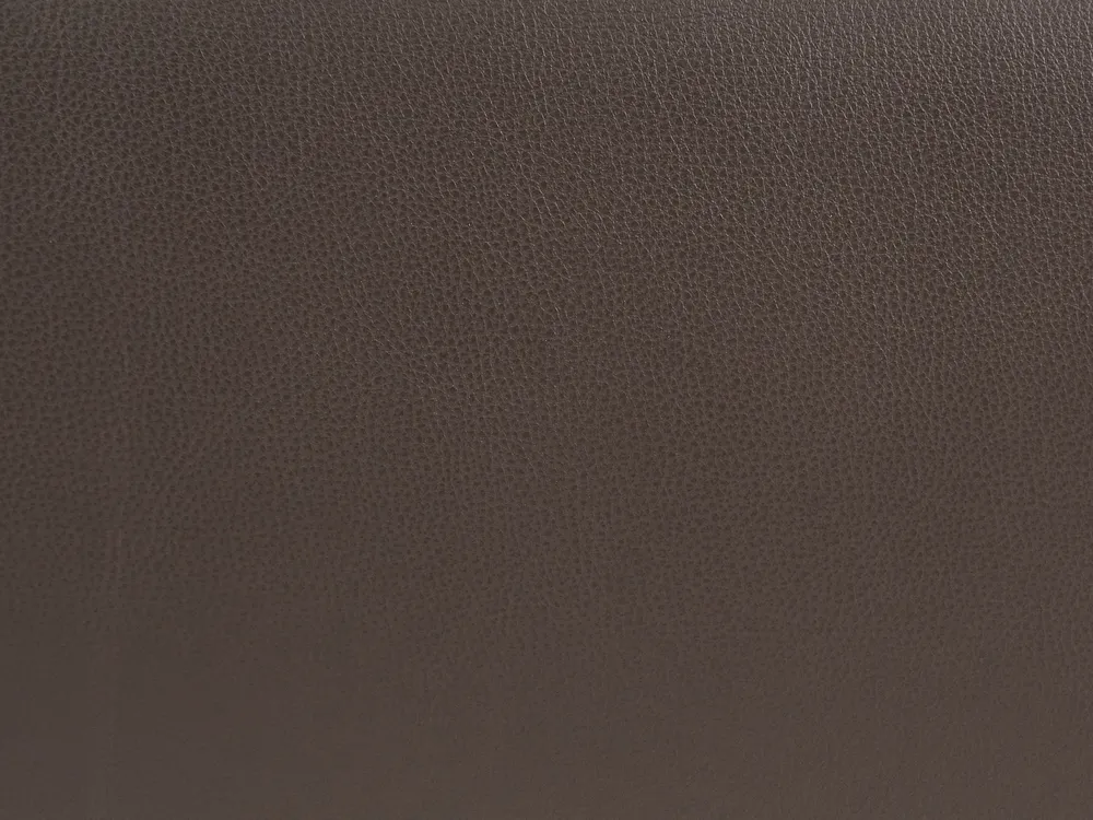 Sofa manuell verstellbar 3-Sitzer BERGEN Kunstleder Braun_1085754