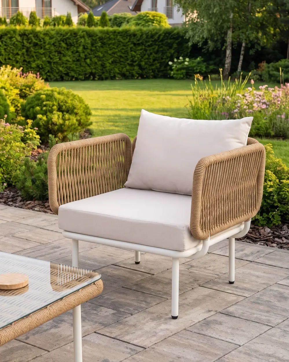 Gartensessel BAUCINA Hellbeige