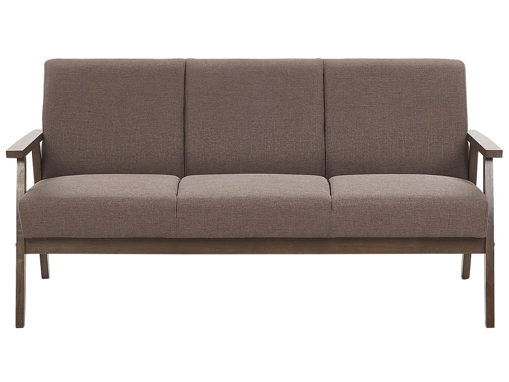Sofa 3-Sitzer ASNES Stoff Braun