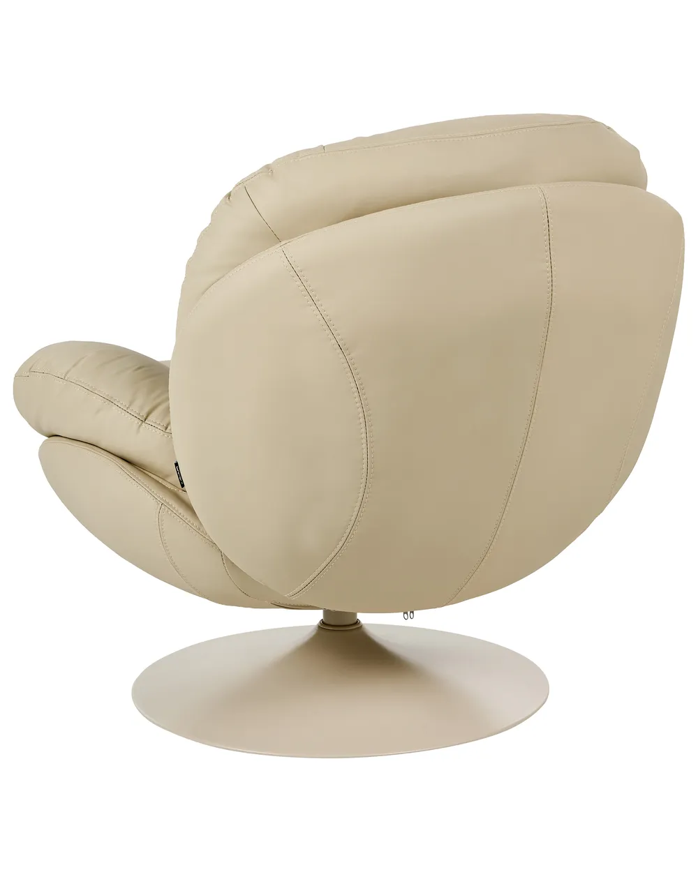 Drehsessel NOLVIK Kunstleder Beige_1120106