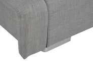Bed Fabric NANTES 160 x 200 cm (EU King Size) Light Grey_812921