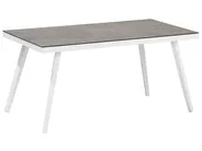 Garden Lounge Set with Table 4 Seater LATINA Metal Grey_702661