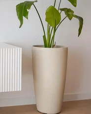 Blumenkübel ABDERA 31 cm Hellbeige_929937