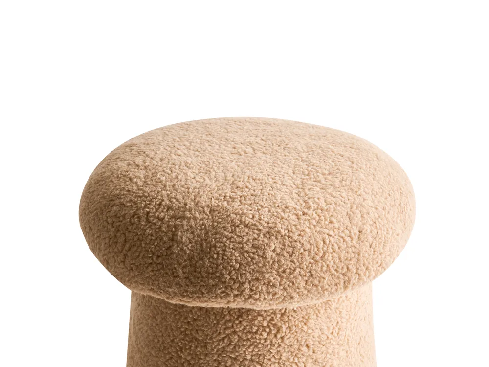 Pouffe EUFAULA Boucle Beige_1012198