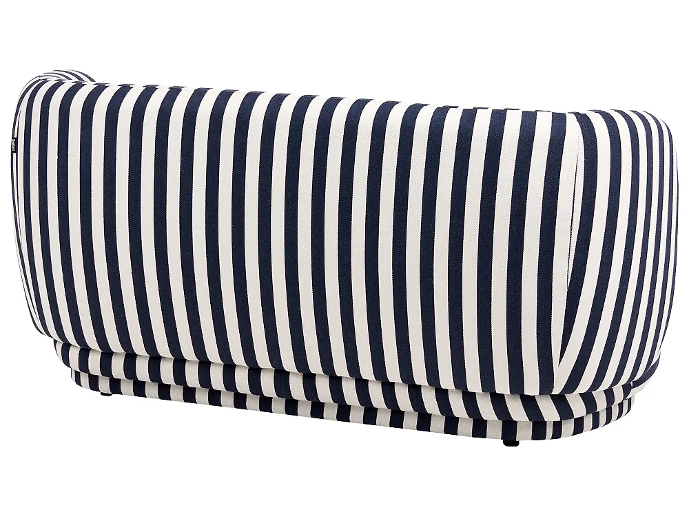 Sofa 3 Seater MELLOSA Fabric Off-White/Blue_1195077
