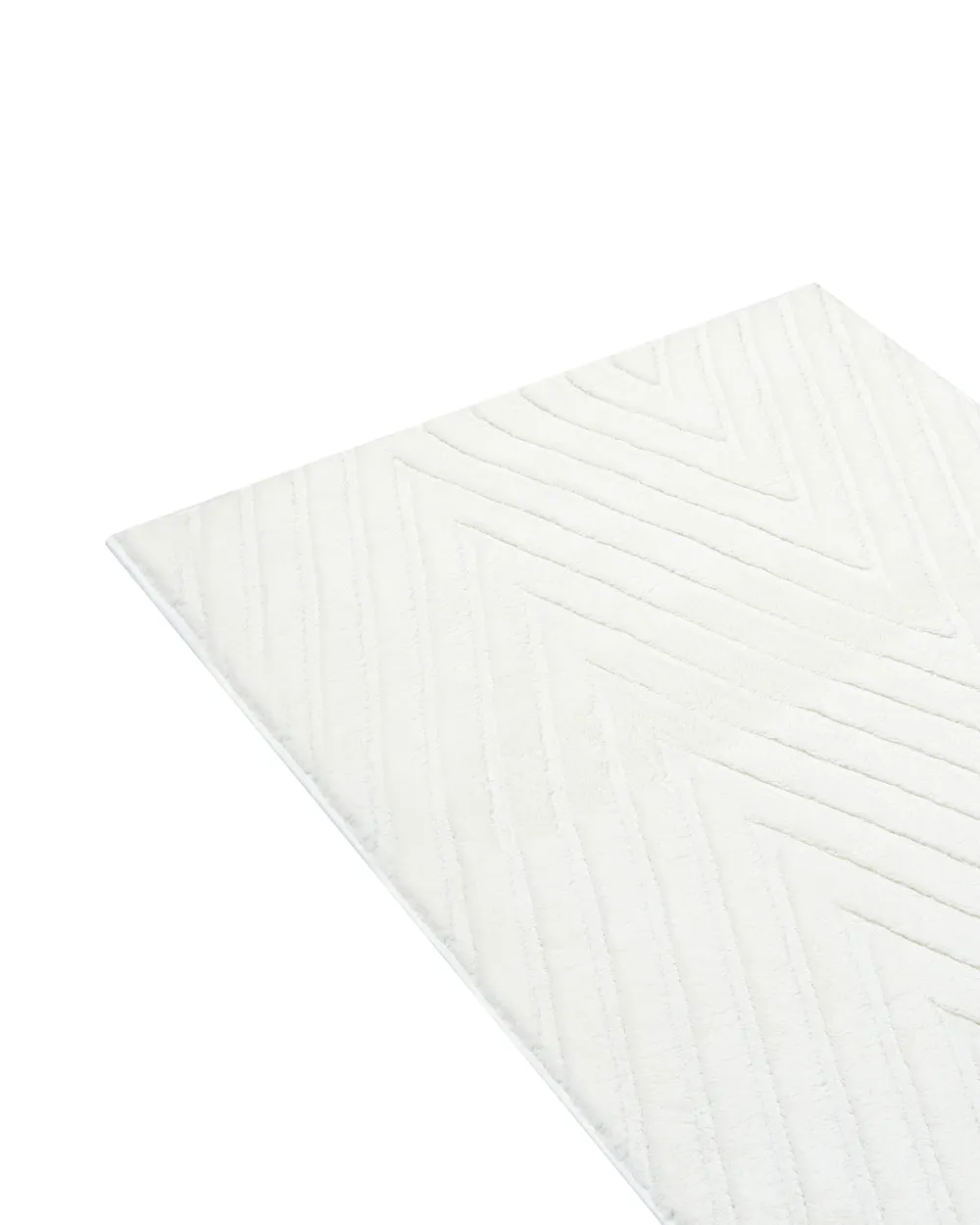 Teppich TWYNAM Cremeweiß 80 x 300 cm_1124648