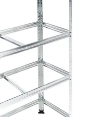 Garagenregal XITTA 75 cm 150 cm Metall Silber_978832