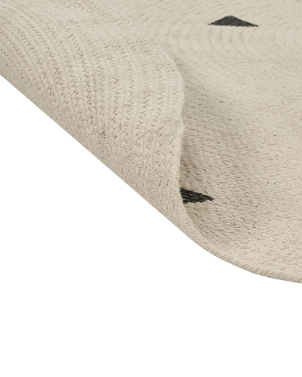 Kinderteppich DURG Beige ø 140 cm Baumwolle_886482
