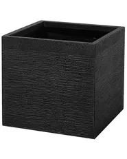 Blumenkübel PAROS 40 cm Schwarz_700922