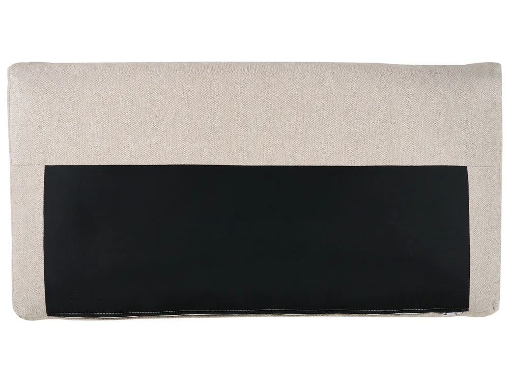 Ecksofa 4-Sitzer SIGGARD Stoff Hellbeige rechtsseitig_944907