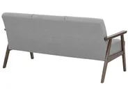 Sofa 3-Sitzer ASNES Stoff Grau_786839