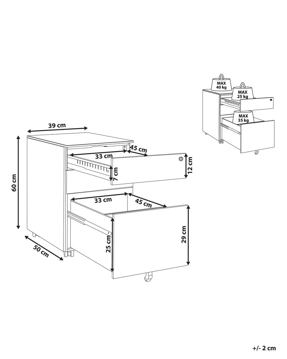 Büroschrank CAMI Metall Grün_843929