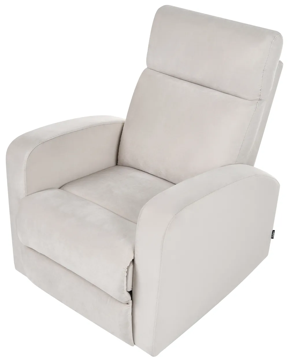 Recliner Chair VERDAL with Footrest Velvet Beige_1081143