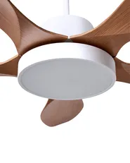 Deckenventilator mit Licht BARBET mit Fernbedienung LED Hellbraun_1032024