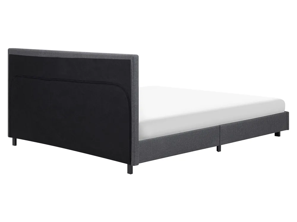 Krevet ALBI 160 x 200 cm Sivi_726404