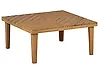 Outdoor Couchtisch BARATTI 70 cm 70 cm Akazienholz Braun
